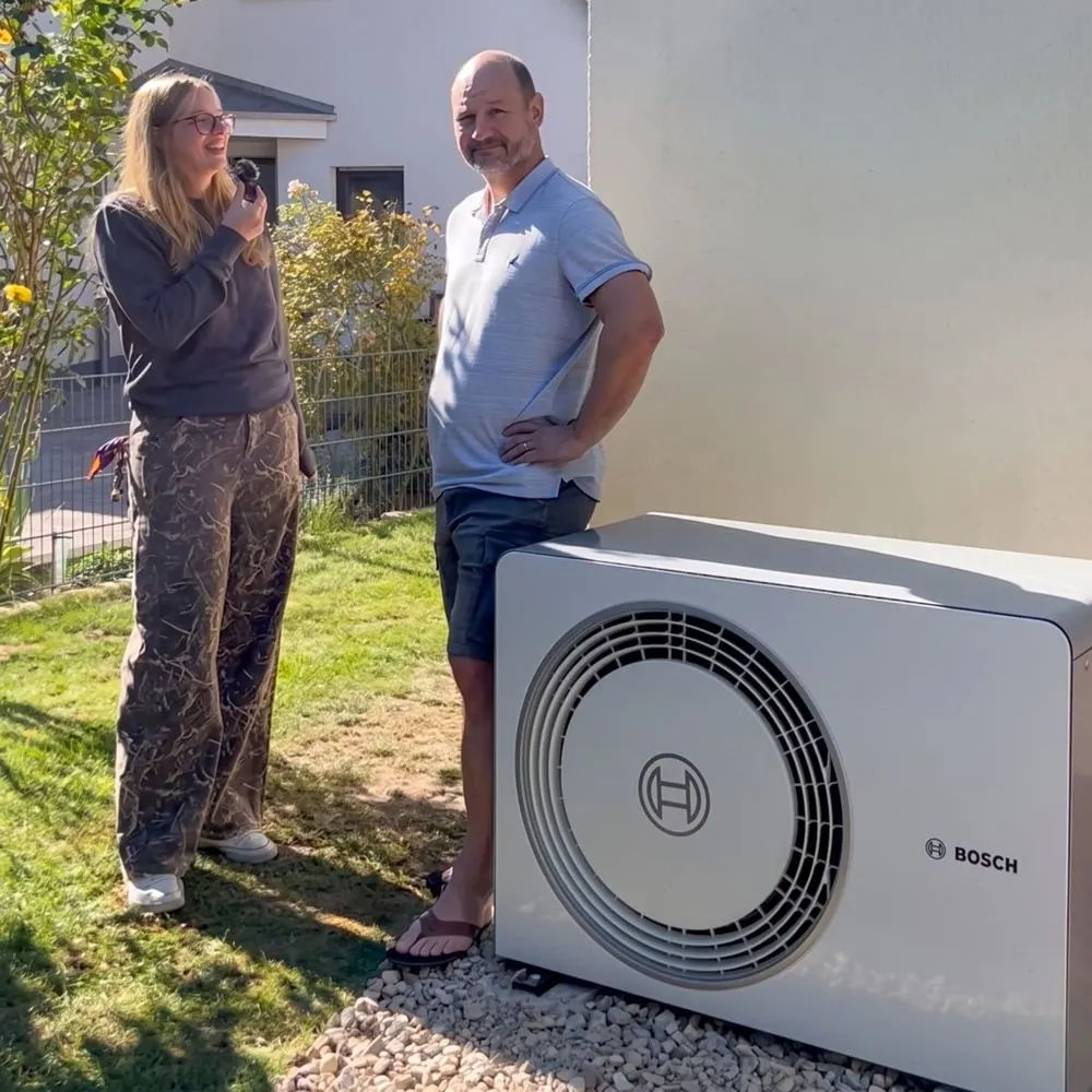 Familie König, Photovoltaik und Wärmepumpe