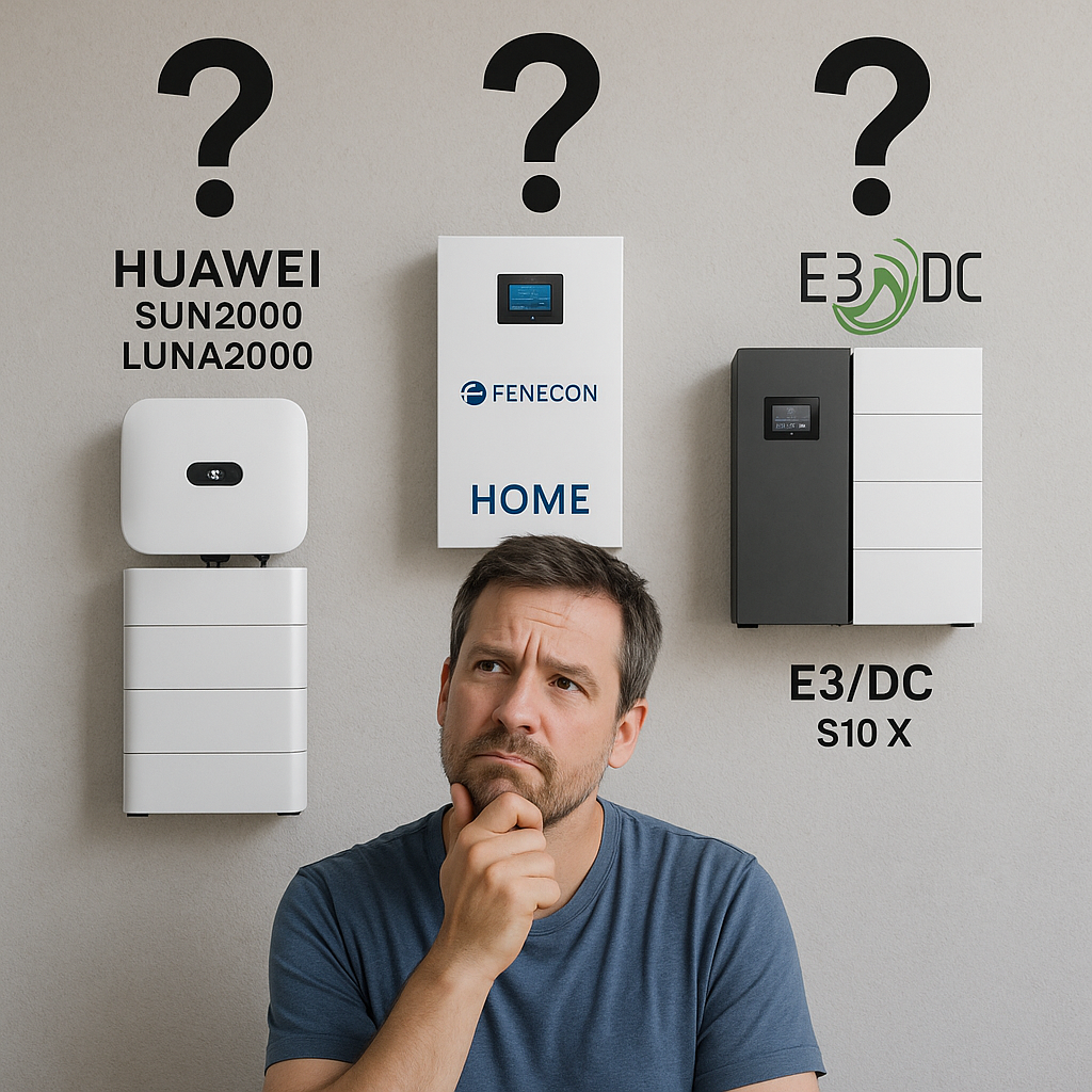 Anbietervergleich für PV Systeme