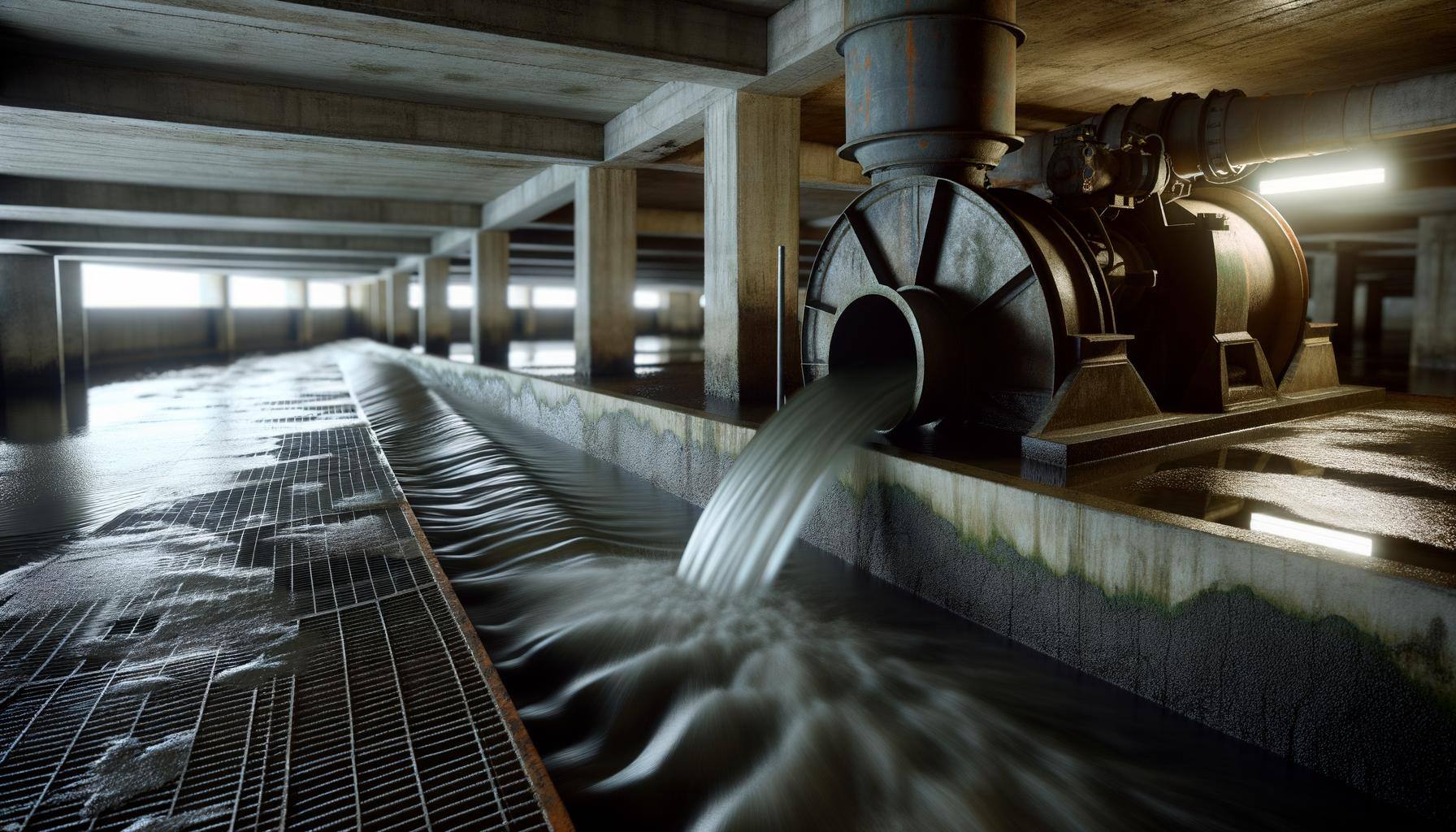 Entwässerungspumpstationen nur Vermeidung von Überschwemmung durch effiziente Wasserableitung in Tiefgaragen