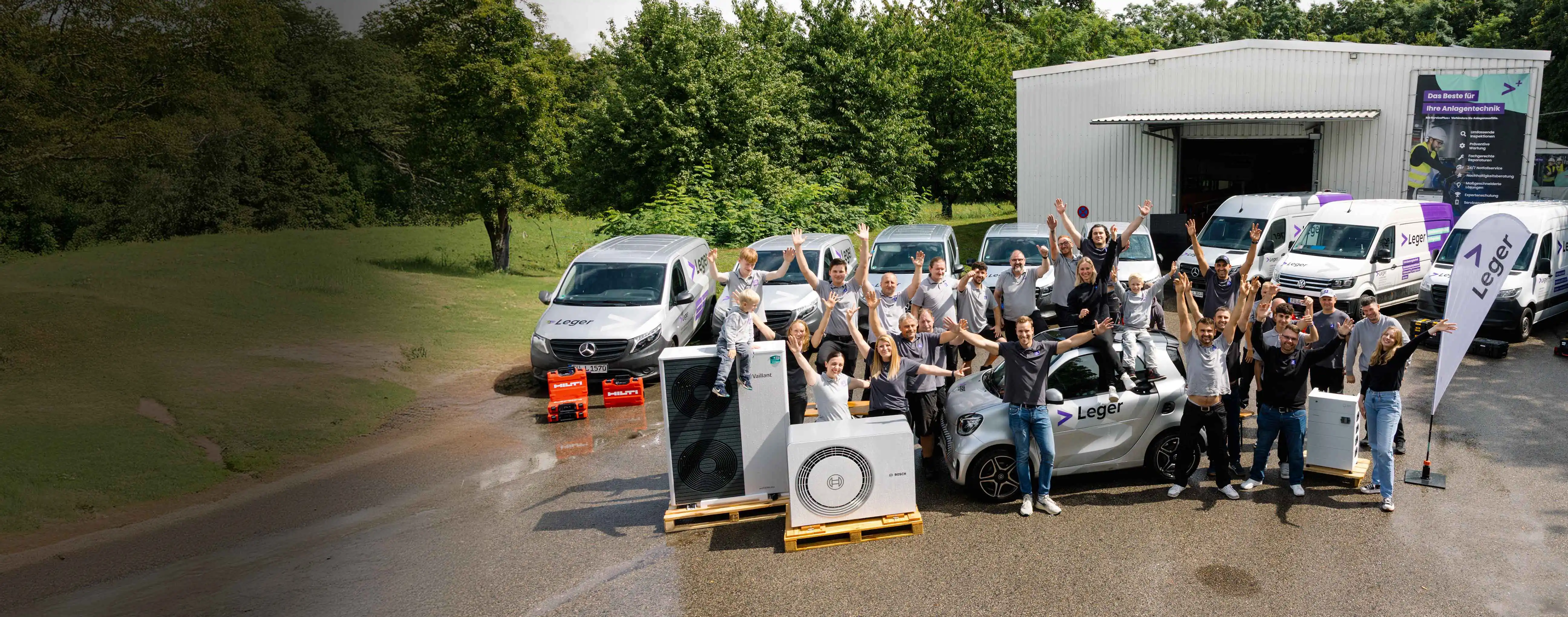 LEGER Anlagentechnik – Elektro‑ und SHK‑Team für Wärmepumpen & PV in Nürnberg